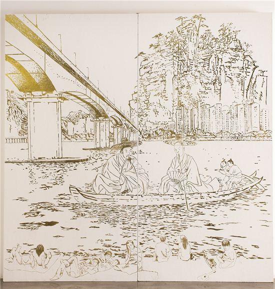 접선을 테마로한 젊은 작가들의 톡톡튀는 아트전시 '부채'展