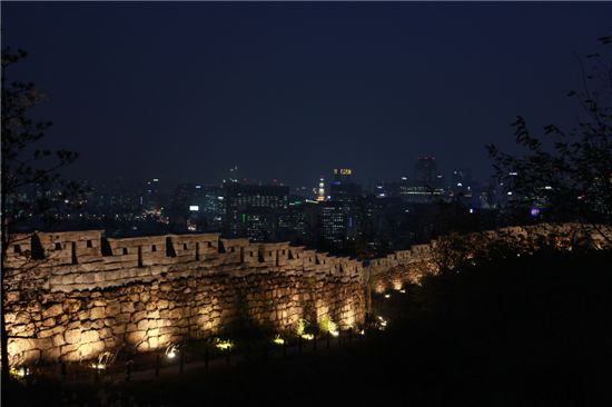 서울한양도성 야경 