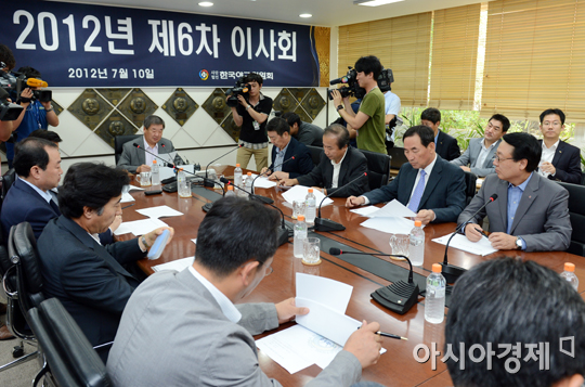 [포토] 한국야구위원회 2012년 제6차 이사회
