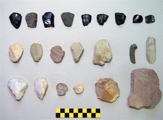 포천에서 발견된 후기 구석기 유물 중 밀개