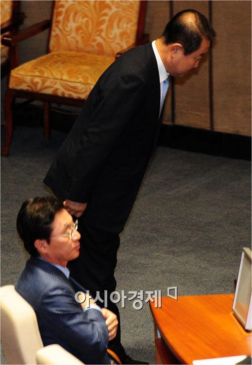 [포토]고개떨군 박주선 의원