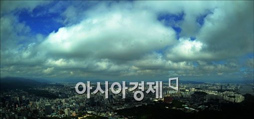 [포토]뭉게구름과 파란하늘