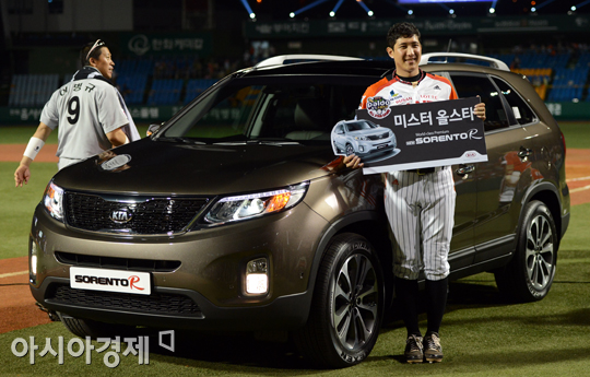 [포토] 이병규 '내가 작년에 받은 차종이 뭐더라~'