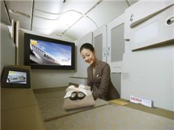 아시아나항공기에 '스위트룸' 장착.. 사생활 최대 보장