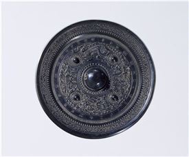 신선과 동물 무늬 거울神獸鏡, 지름 18.0cm, 한漢 2~3세기, 국립중앙박물관
