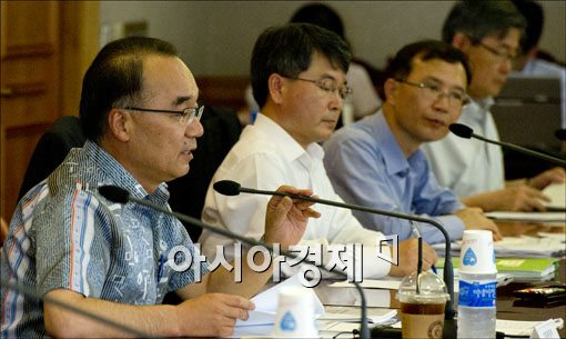 [포토]재정관리협의회 참석한 박재완 장관