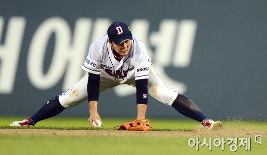 [포토] 최주환 '어이쿠 내 가랑이야'