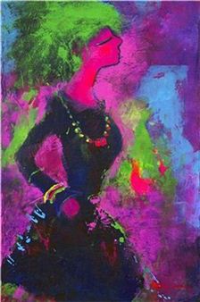 Uppity Woman, 90.9×60.6㎝ mixed media on canvas, 2011
