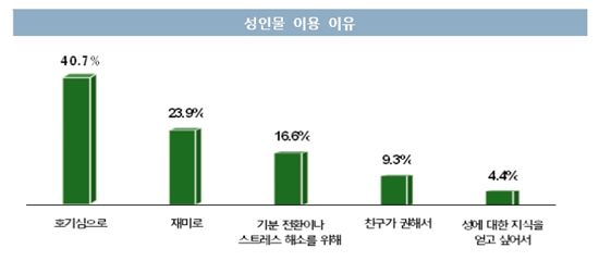 음란물 본 청소년 16% "안보면 허전"