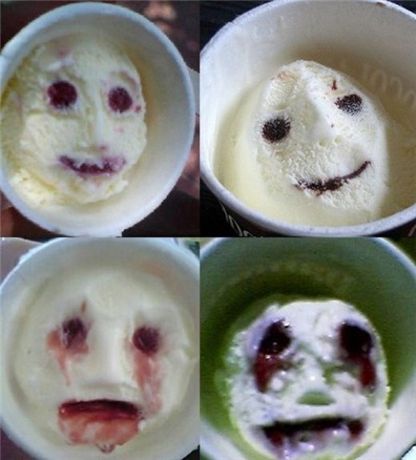 아이스크림 표정 변화(출처: 온라인 커뮤니티) 