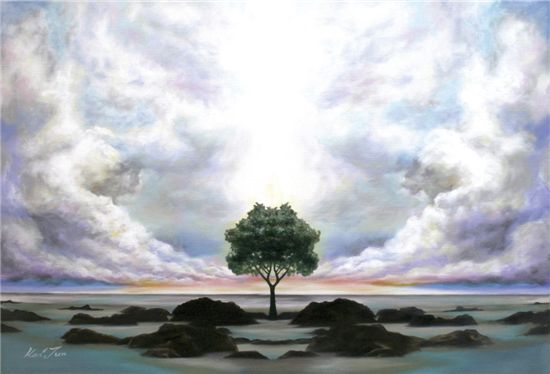 프렉탈 몽환시리즈-희망을 심다 No.3, 72.7×50cm, 2010