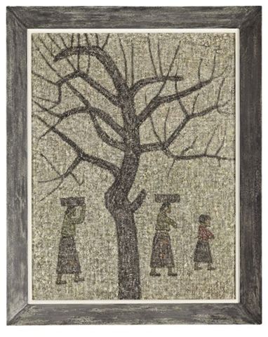 ▲박수근의 '나무와 세 여인(1962년작)'