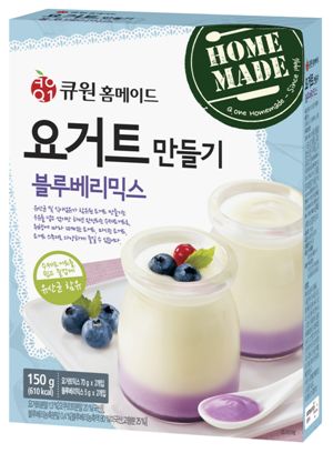 삼양사 큐원, '요거트만들기 블루베리믹스' 출시