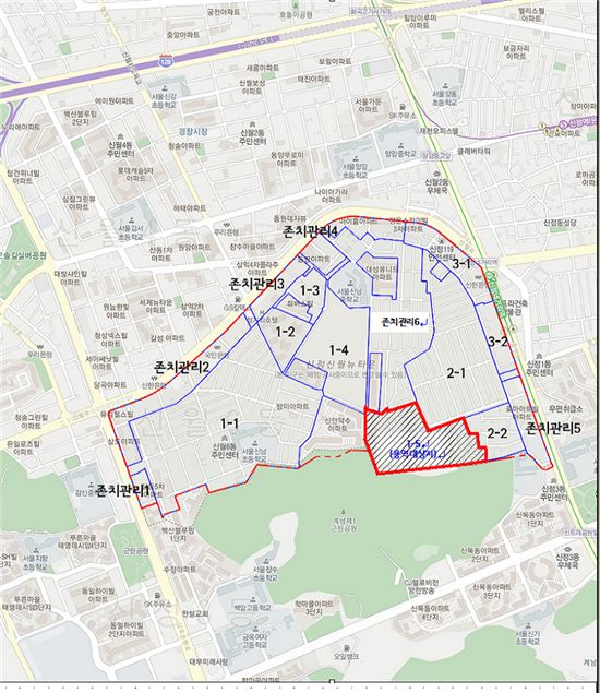 양천구, 신정1재정비촉진구역 1-5지구 시행 여부 조사