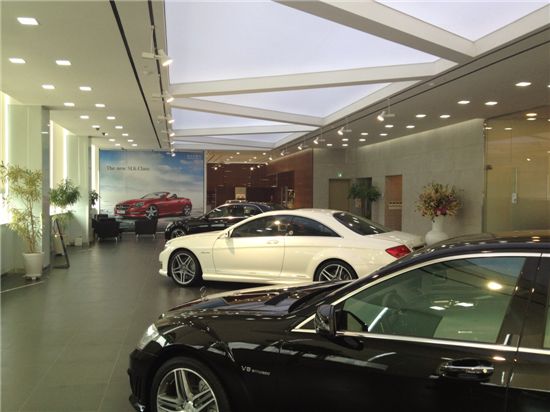 벤츠, 인천 전시장 확장 오픈