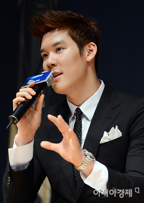 [포토] 올림픽 뒷이야기 들려주는 박태환