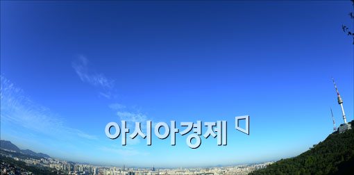 [포토]태풍전야 '서울하늘'