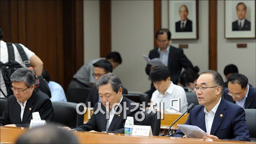 [포토]발언하는 박재완 장관