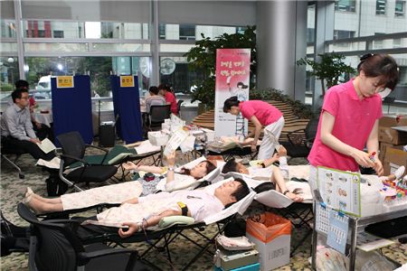 삼성물산, 전 임직원 대상 헌혈캠페인 실시