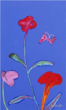 한국화가 한은주 | ‘꽃과 나비의 교감’展, 15일부터 오브제 갤러리에서