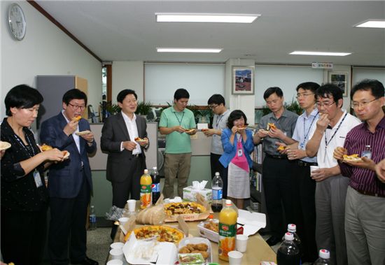 최창식 중구청장과 함께하는 주전부리 한판