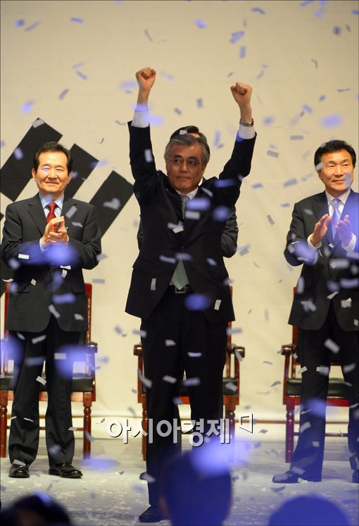 [포토]민주통합당 대통령 후보로 선출된 문재인 후보