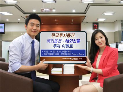 한국證, '해외옵션·해외선물 투자 이벤트' 실시
