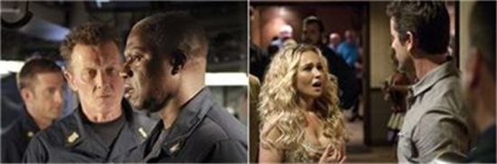 파일럿이 호평을 받은 <라스트 리조트>(왼쪽)와 역시 평론가들의 큰 지지를 받고 있는 <내쉬빌>.