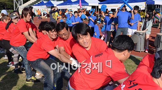 [포토] 영차영차, 외국인근로자 체육대회