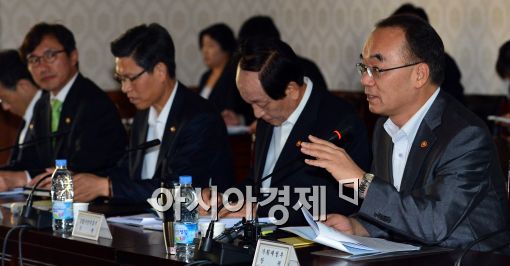 [포토]박재완 장관 주관으로 열리는 위기관리대책회의