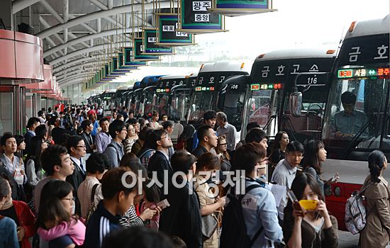 [포토] 인산인해 귀성행렬