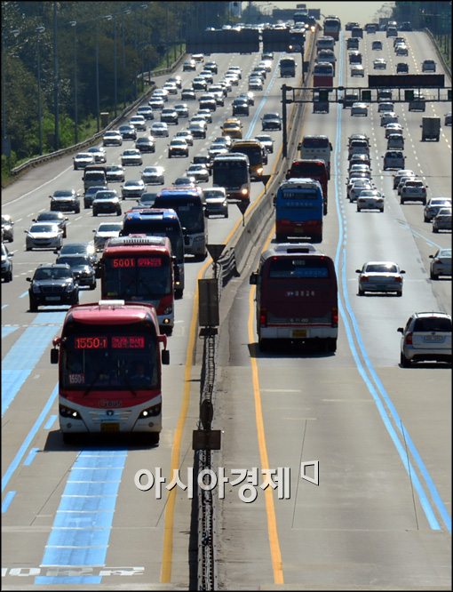 [포토]추석연휴 마지막날, 고속도로는...