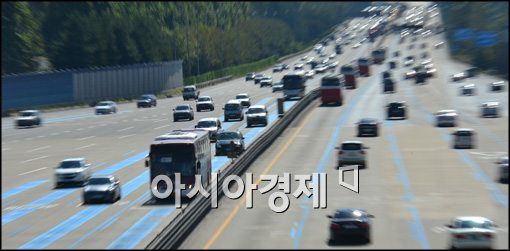 [포토]아직까지 뻥~뚤린 고속도로