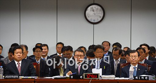 [포토]권도엽 장관 "4대강 사업덕분에 태풍 피해 줄어"
