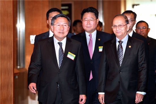[포토]"미얀마·한국 中企 협력 확대합시다"