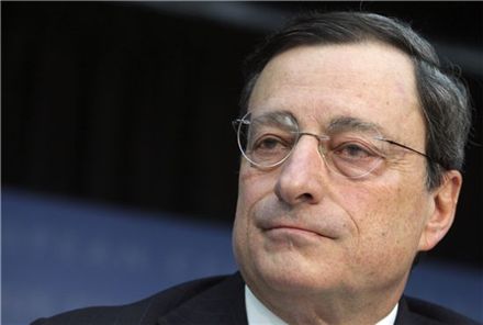 마리오 드라기 ECB 총재<출처: 블룸버그>