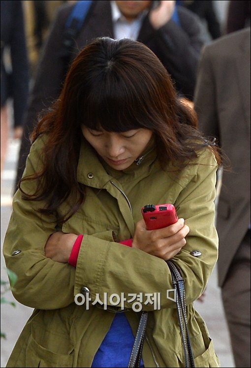 [포토]올 가을들어 가장 추운 출근길
