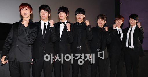 [포토]인피니트 '저희 첫 영화 많이 사랑해주세요'