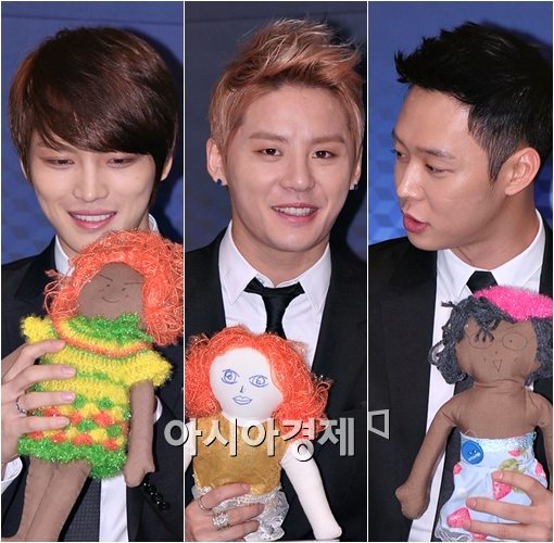 [포토]'JYJ' 김재중-김준수-박유천, 그림 실력 공개!