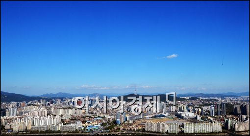 [포토]여의도 스카이아트, 파란하늘이 보이다