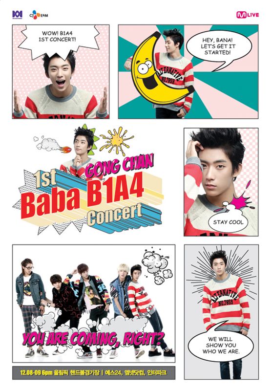 B1A4 Informs 1st Exclusive Concert through Comic Strips 