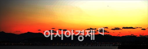 [포토]'붉은 노을'