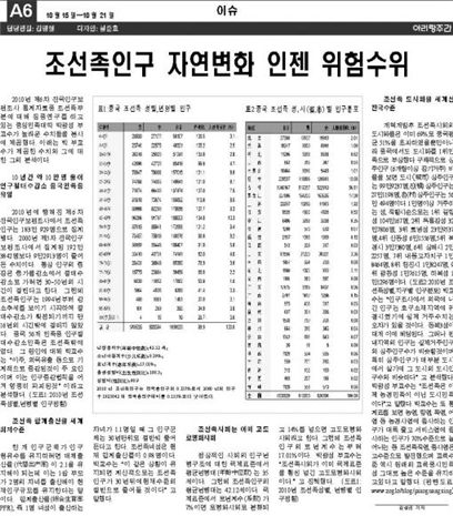 "조선족 수 30년 뒤 절반으로 급감"