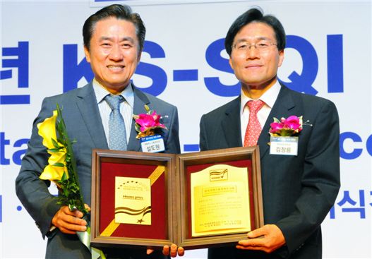 [포토]홈플러스, 한국서비스품질지수 6년 연속 1위 달성 