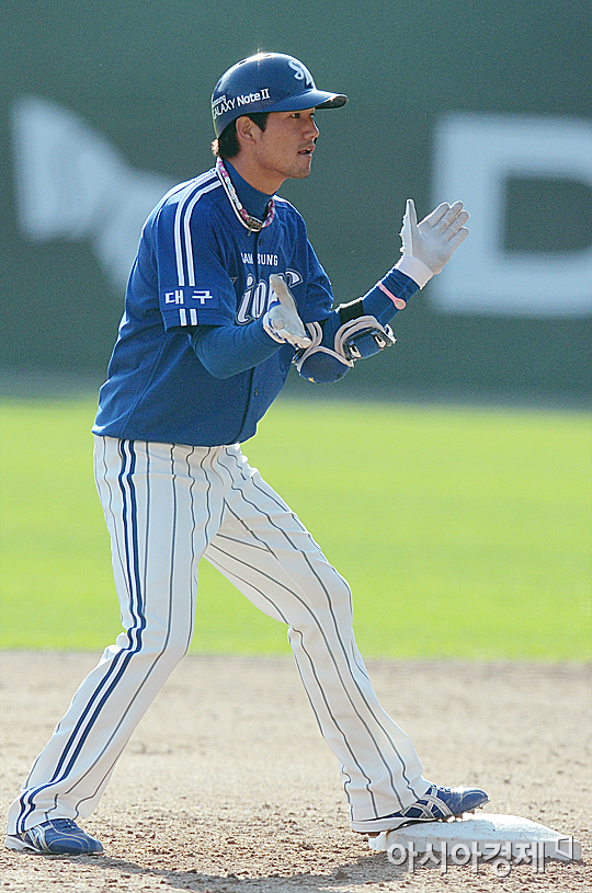 [포토] 김상수 '사자군단에 찬스가 왔다!'