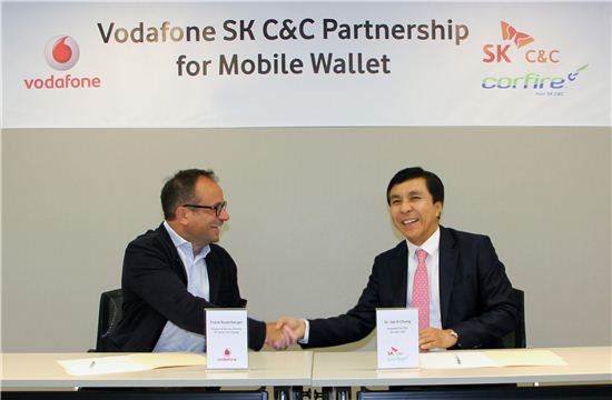 SK C&C, 보다폰과 모바일 커머스 사업 계약 체결