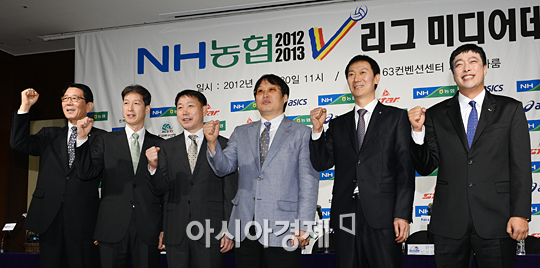 [포토] 여자배구 사령탑들 '우승을 위해!'