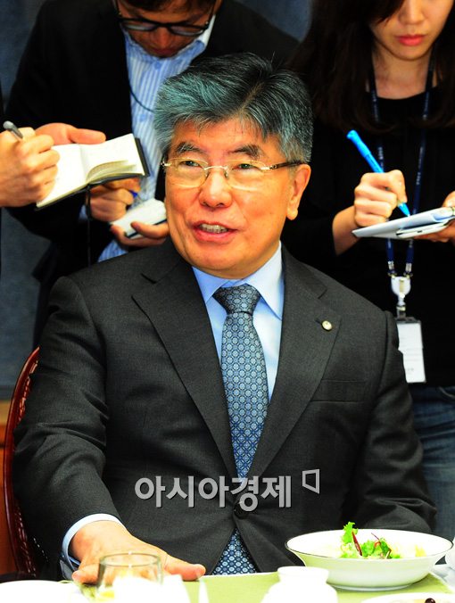 [포토]경제동향간담회 참석한 김중수 총재 