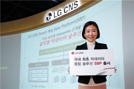 LG CNS "빅데이터 고민, 솔루션 하나로 해결"