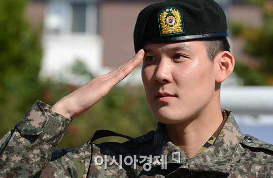 [포토] 박태환 '살아있는 손날'